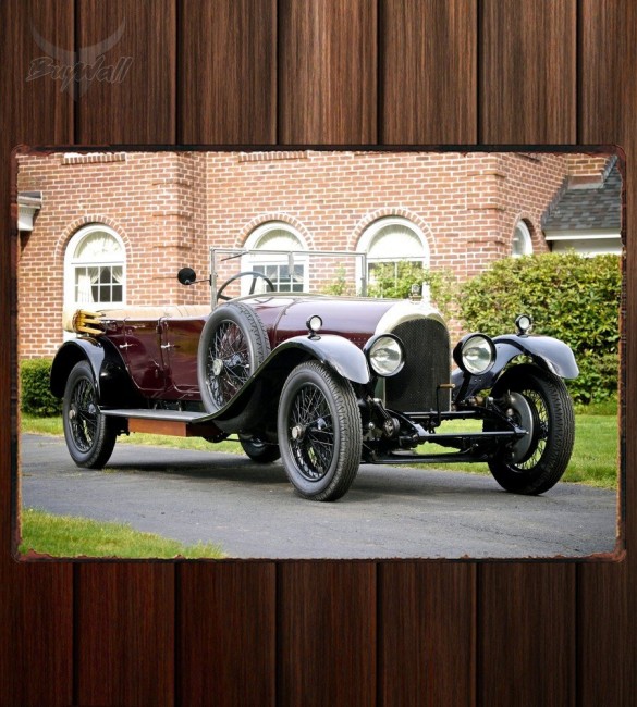 Металлическая табличка Bentley 3 Litre Sports Tourer by Park Ward Металлическая табличка Bentley 3 Litre Sports Tourer by Park Ward